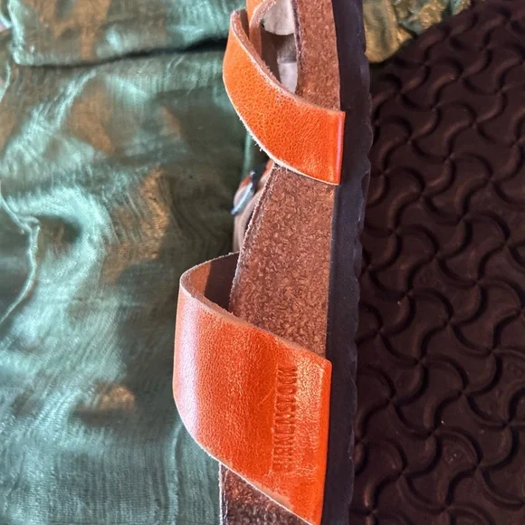 Birkenstock Women's Sandals in Orange Suede - Picture 5 of 12